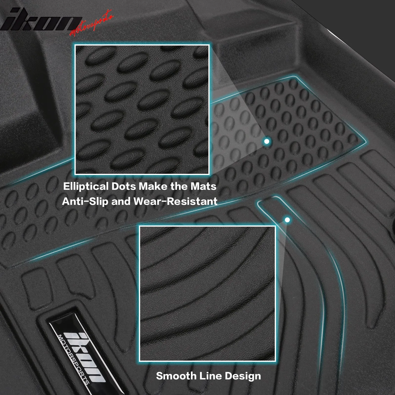 2012-2017 Chevrolet Equinox/ GMC Terrain TPE 3D Floor Mats   Trunk Mat