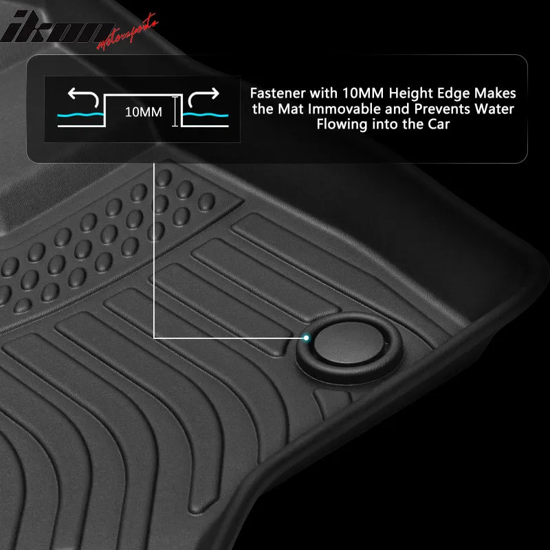 2015-2019 Ford Explorer Bucket Seat 3D Floor Mats Liner Carpets TPE
