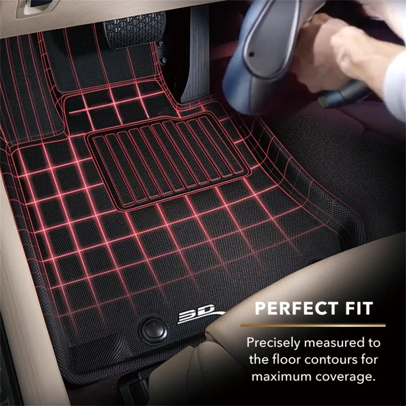 3D MAXpider 2023  Honda CR-V Kagu 2nd Row Floormat - Black