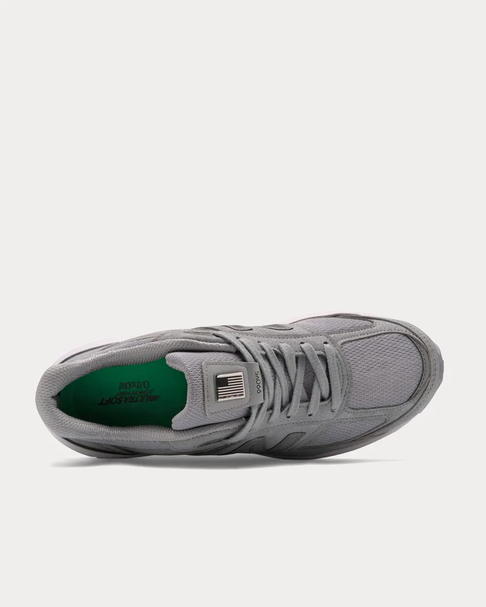 990v5 Vegan Grey Running Shoes