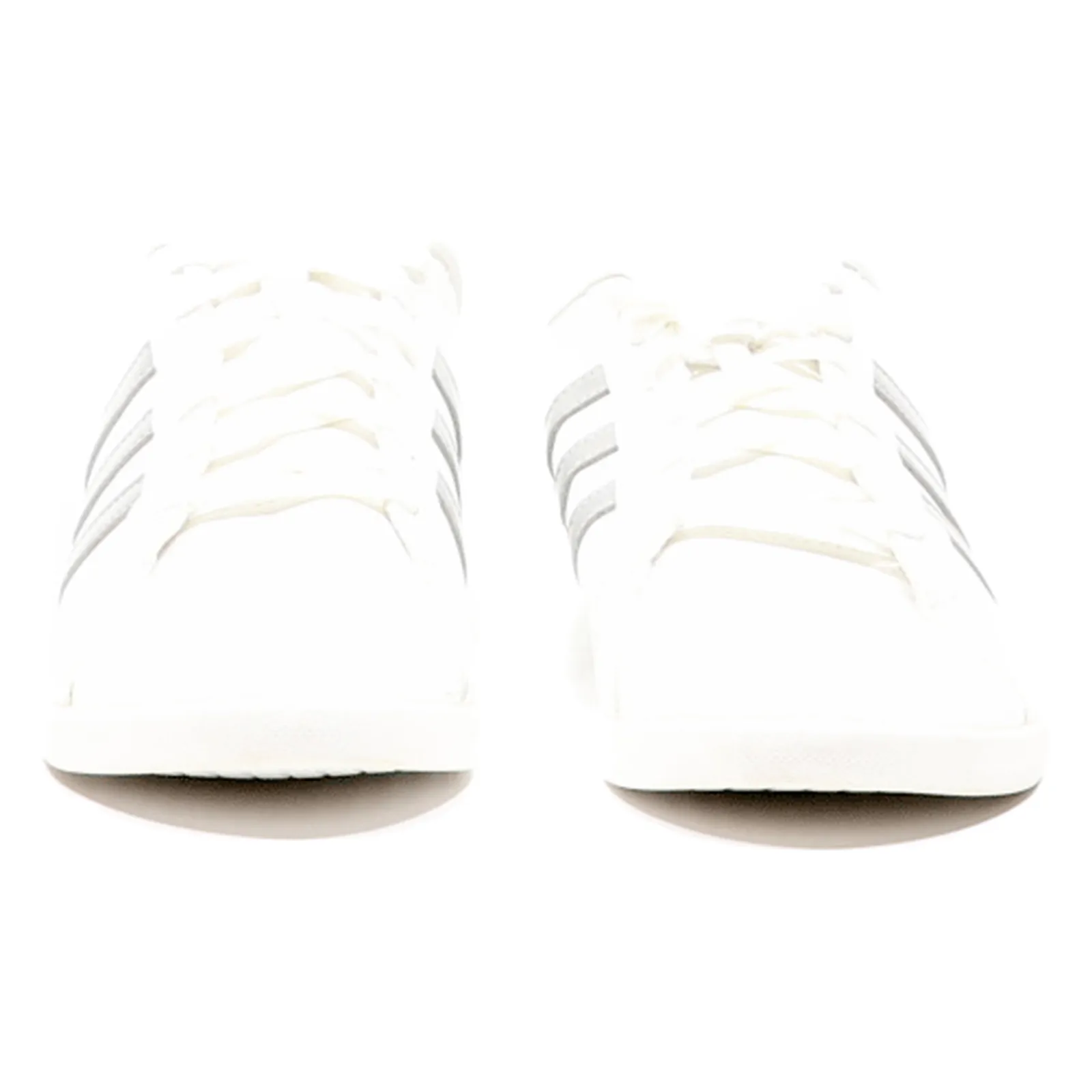 ADIDAS Low Top Trainers White Leather Womens UK 8