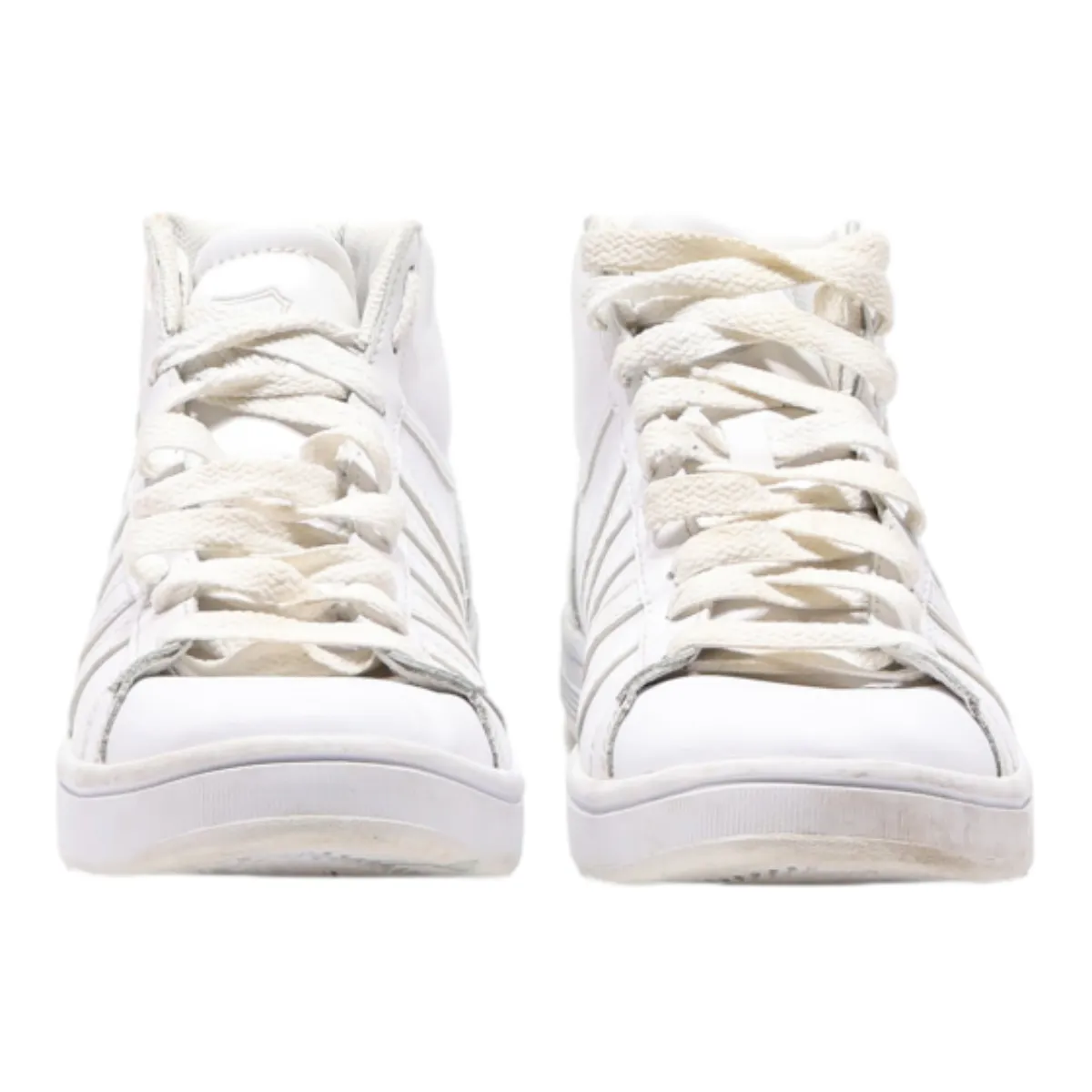 ADIDAS Sneaker Trainers White Leather Mens UK 8