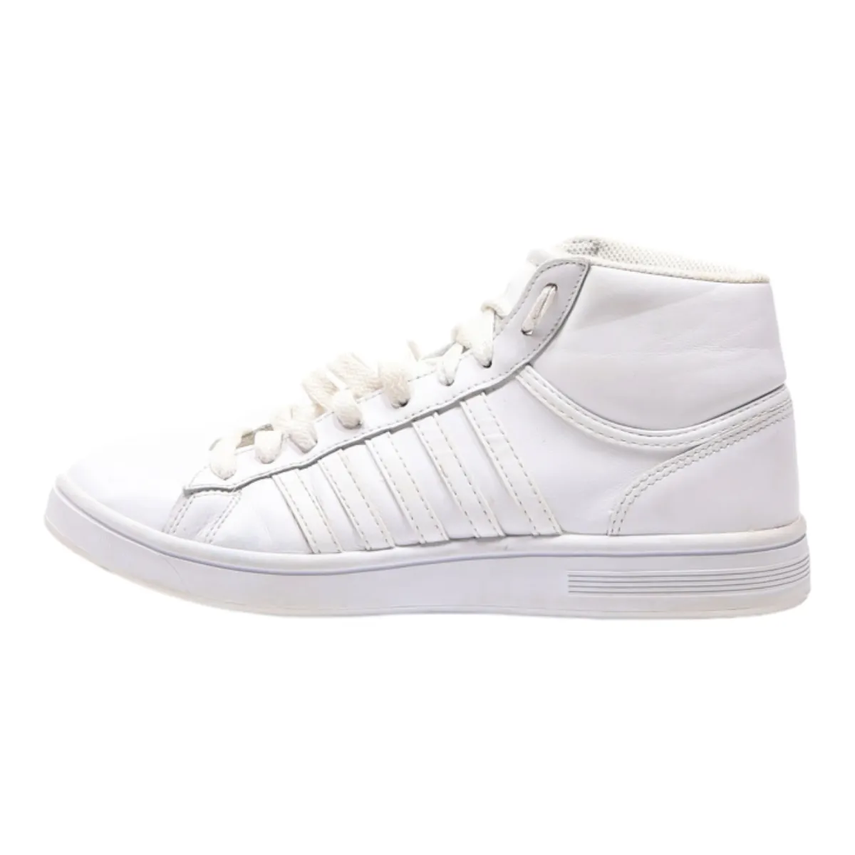 ADIDAS Sneaker Trainers White Leather Mens UK 8