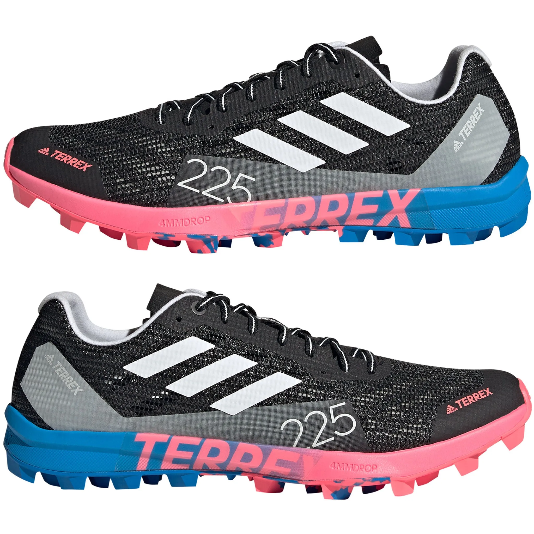 Adidas Terrex Speed Pro SG Core Black Crystal White Blue Rush