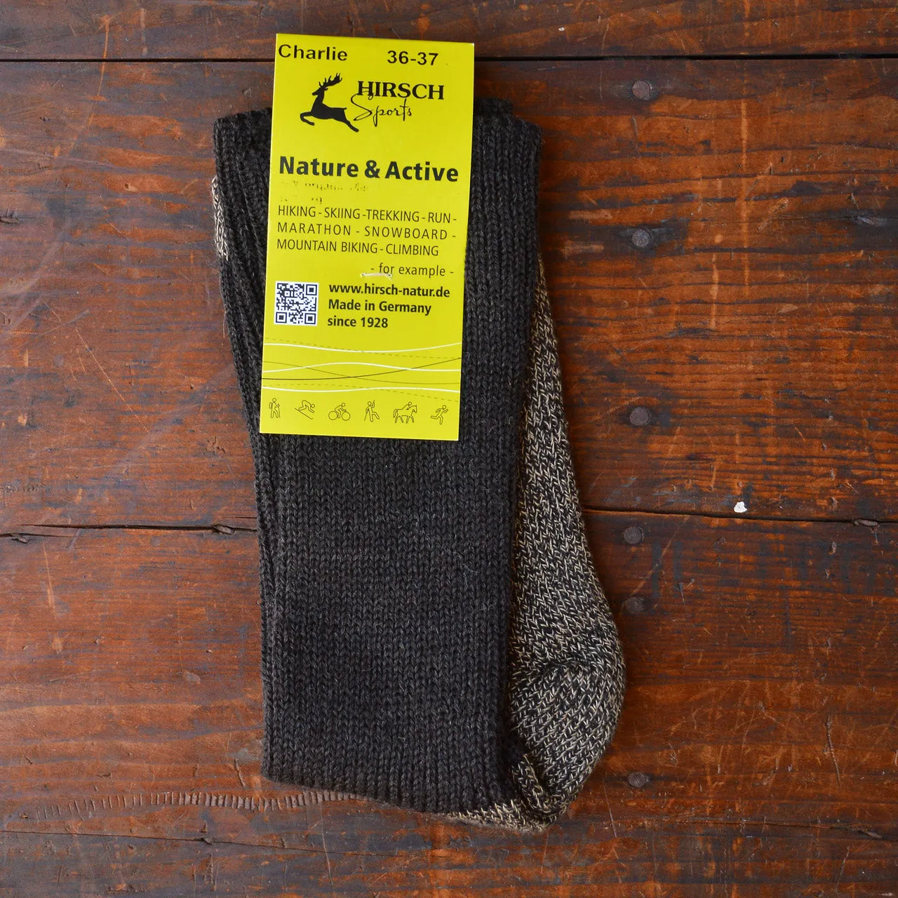 All Natural Tough Work/Trekking Socks (Adults 36-46)