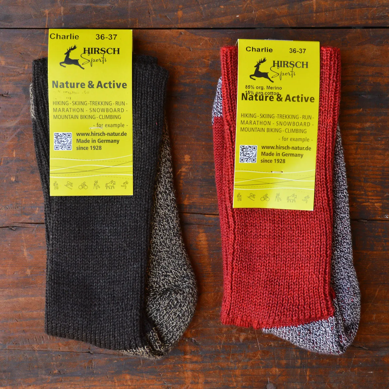 All Natural Tough Work/Trekking Socks (Adults 36-46)