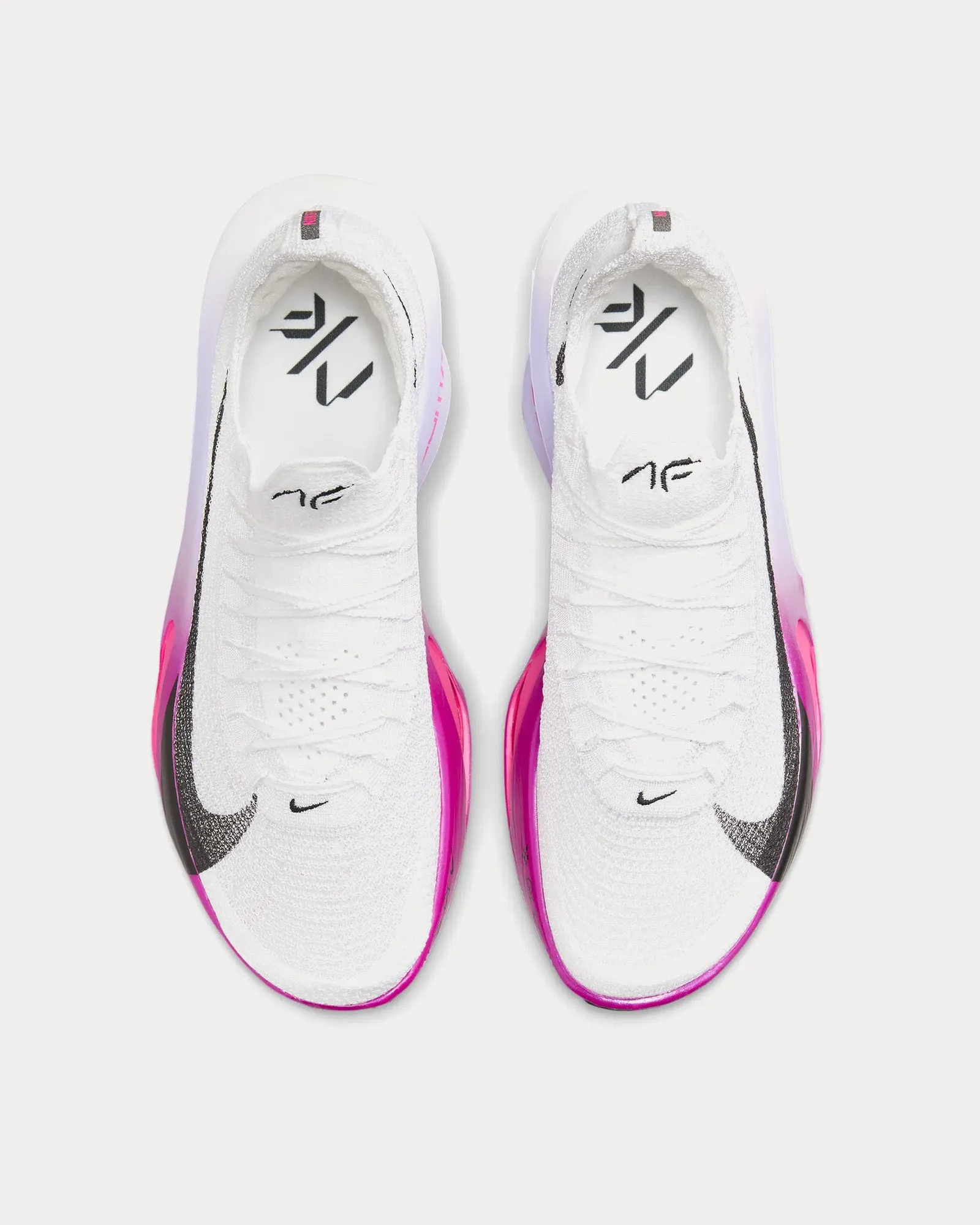Alphafly 3 White / Purple Agate / Vivid Grape / Black Running Shoes
