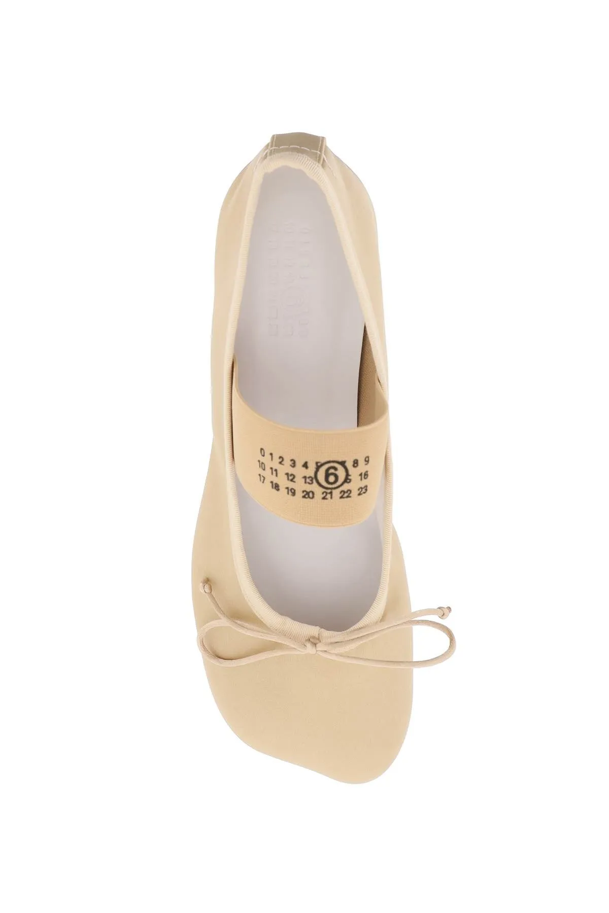 anatomic satin ballet flats for
