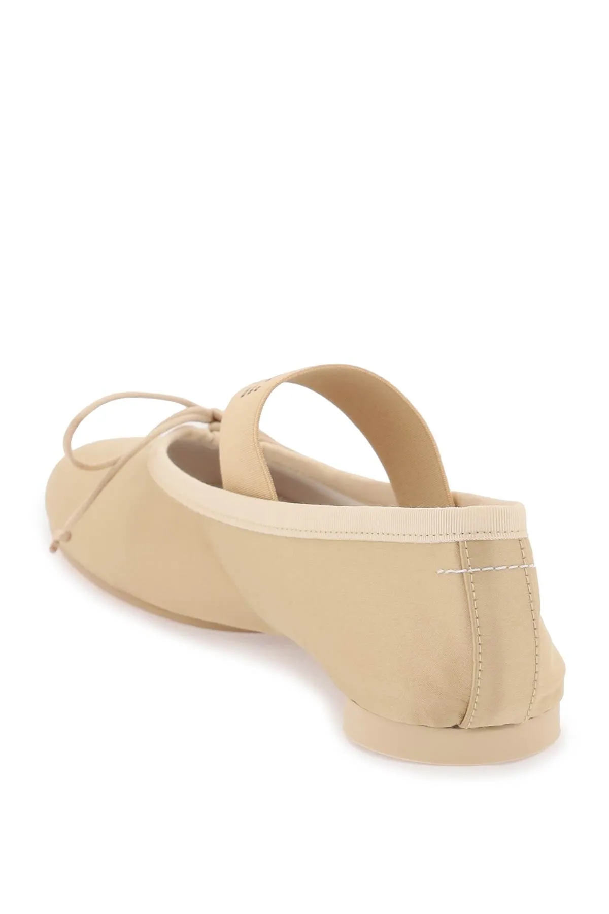 anatomic satin ballet flats for