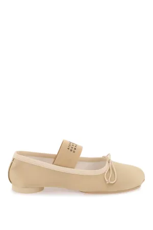 anatomic satin ballet flats for