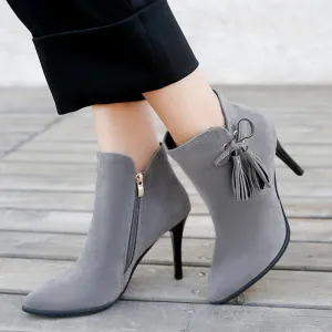 Ankle High Heel Boots