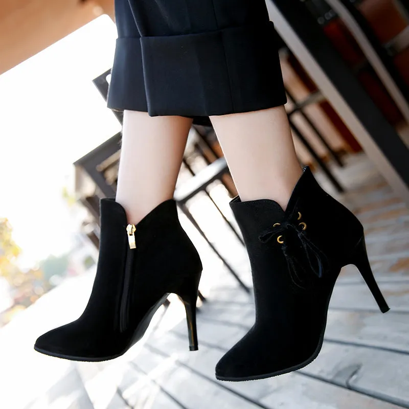 Ankle High Heel Boots