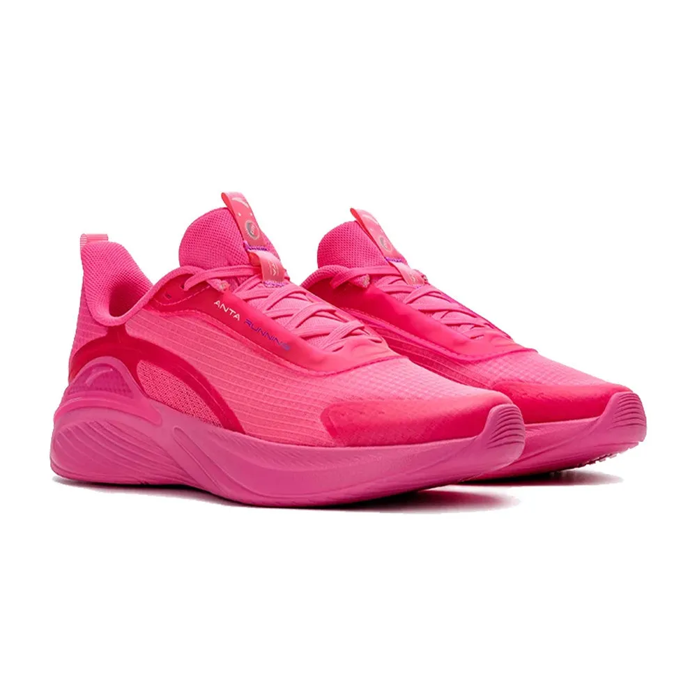 Anta Running Running Shoes For Women, Rose Red