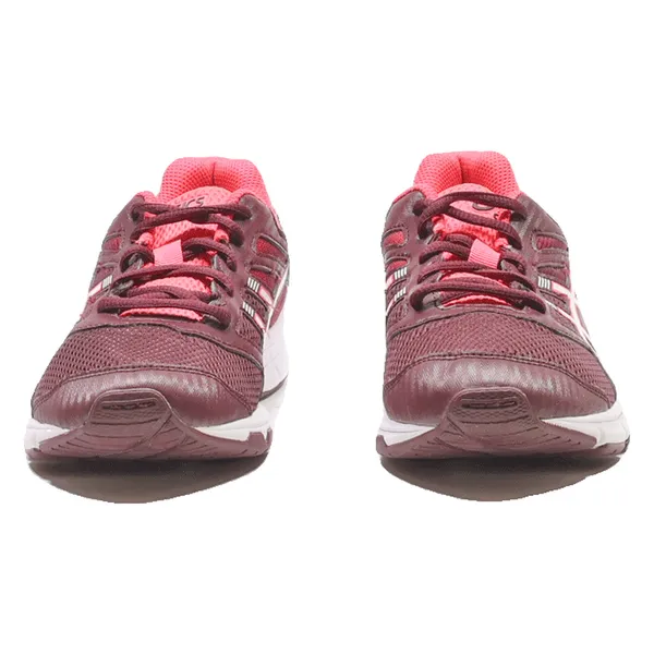 ASICS GEL-IKAIA Sneaker Trainers Maroon Synthetic Womens UK 3.5