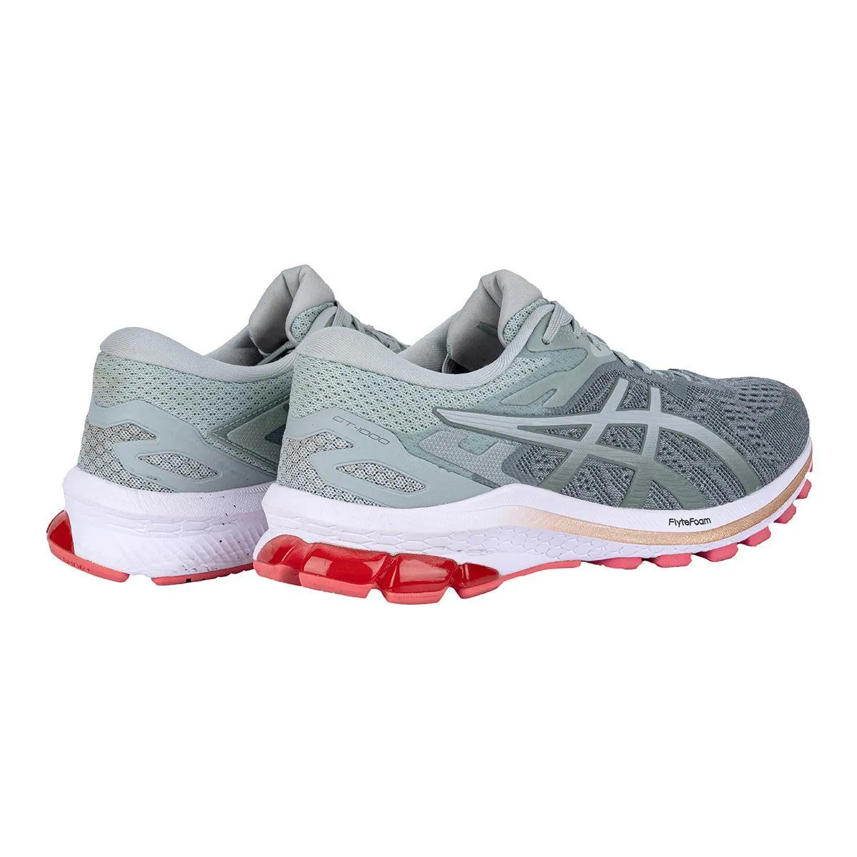 Asics Gt1000 10 Running Sport Shoes Fabric Green Colour For Women