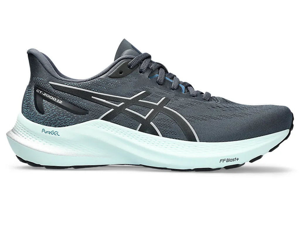 Asics Women's GT-2000 12 Running Shoes in Tarmac/Pure Silver