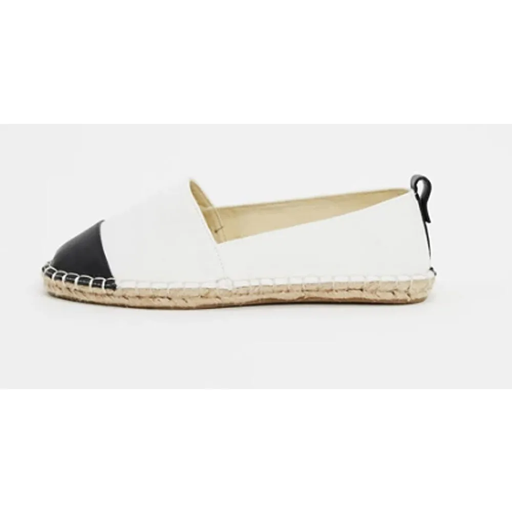Asos- Jacey Espadrilles In White Canvas