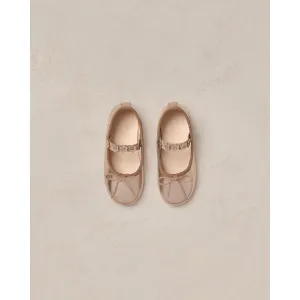 ballet flats || champagne metallic