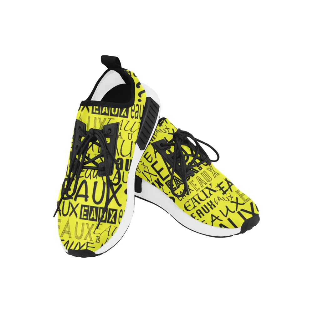 BLACK ALLEAUXVER EAUX MEN'S RUNNING SHOES