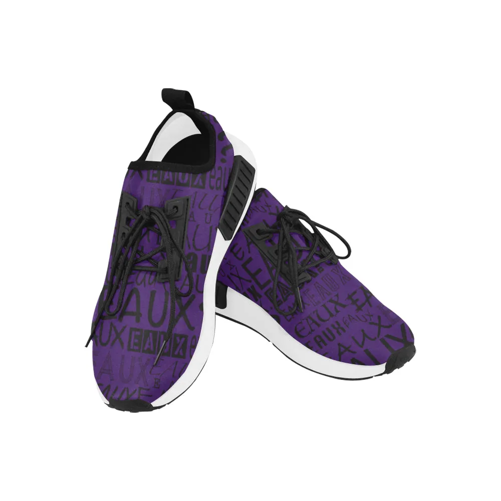 BLACK ALLEAUXVER EAUX MEN'S RUNNING SHOES