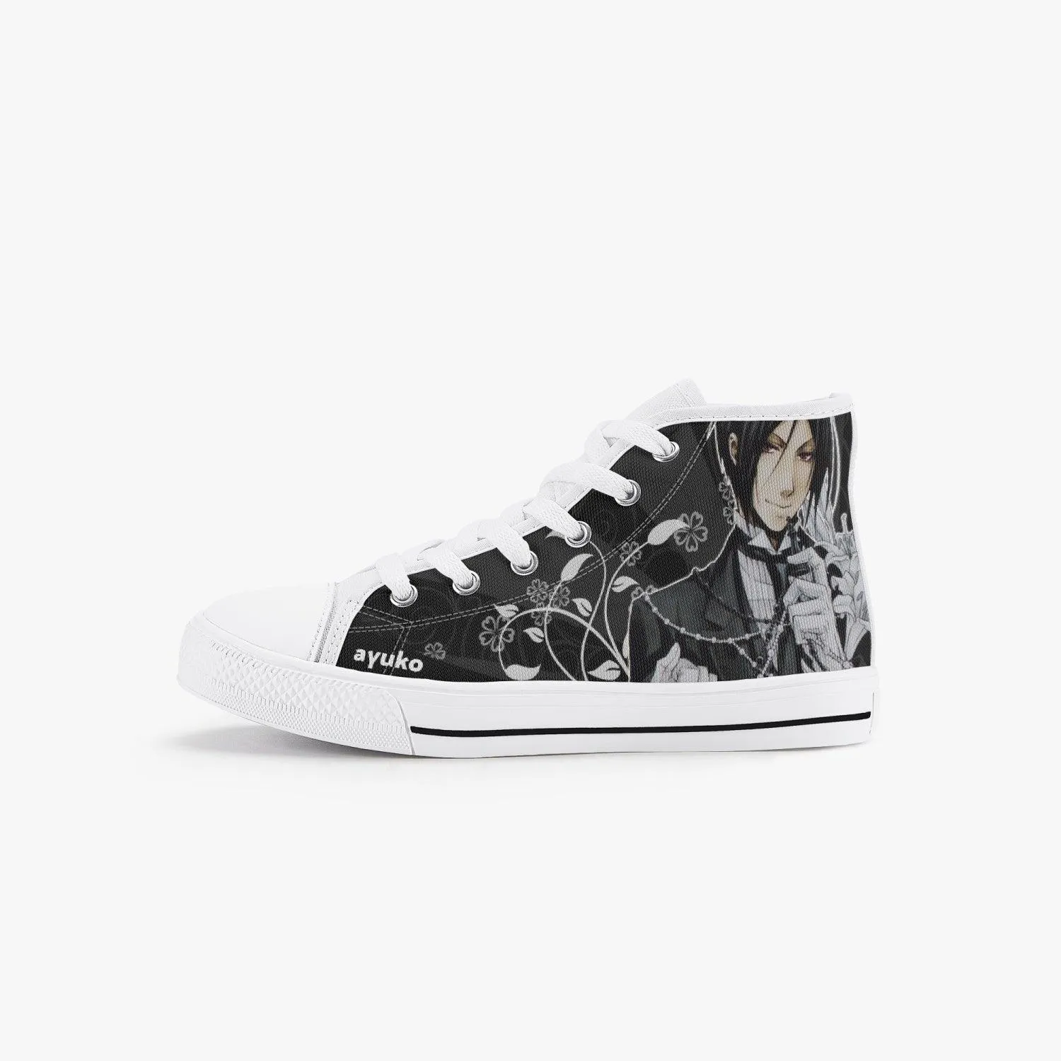 Black Butler Sebastian Michaelis Kids A-Star High Anime Shoes