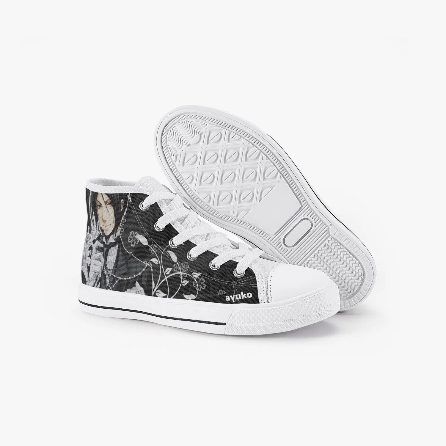 Black Butler Sebastian Michaelis Kids A-Star High Anime Shoes