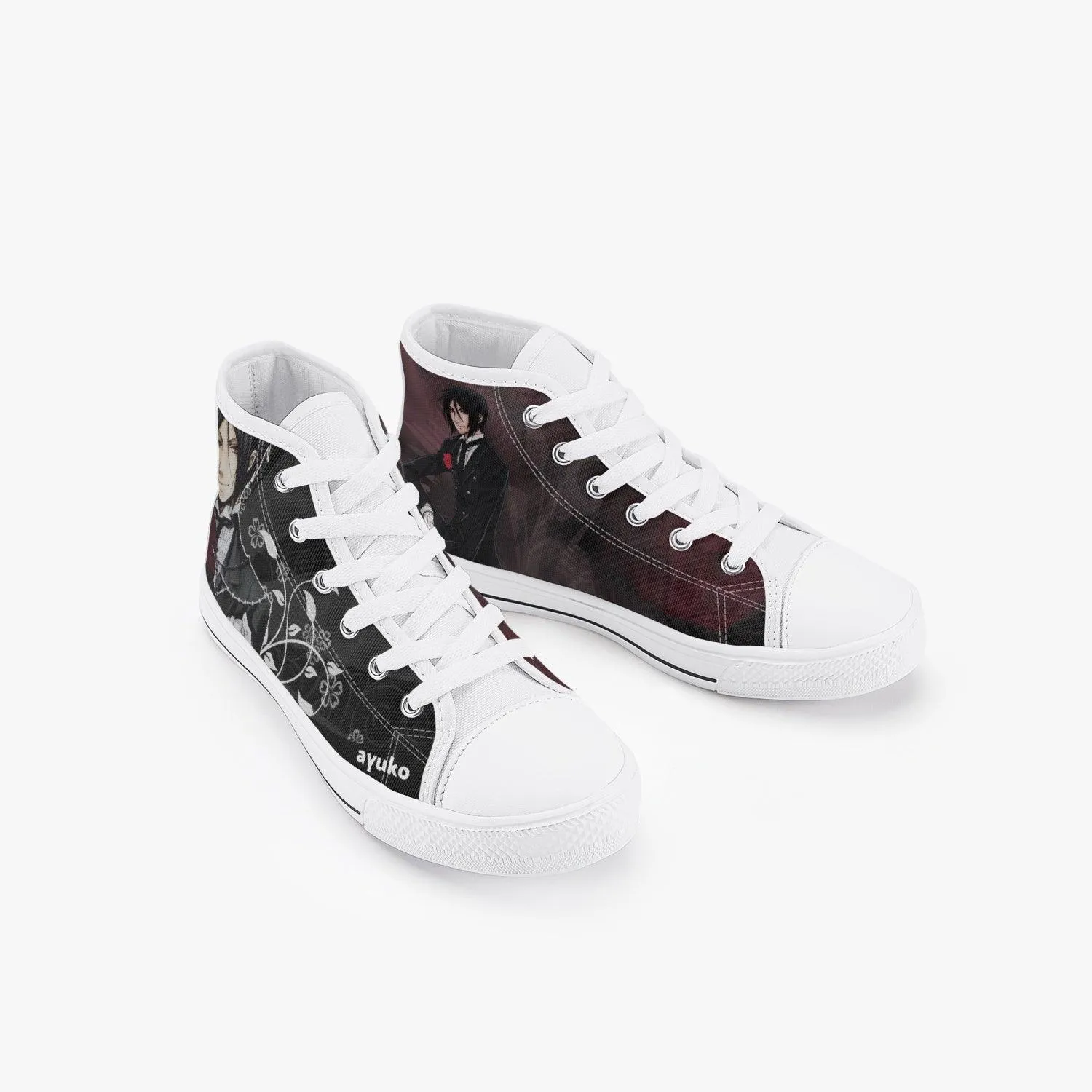 Black Butler Sebastian Michaelis Kids A-Star High Anime Shoes