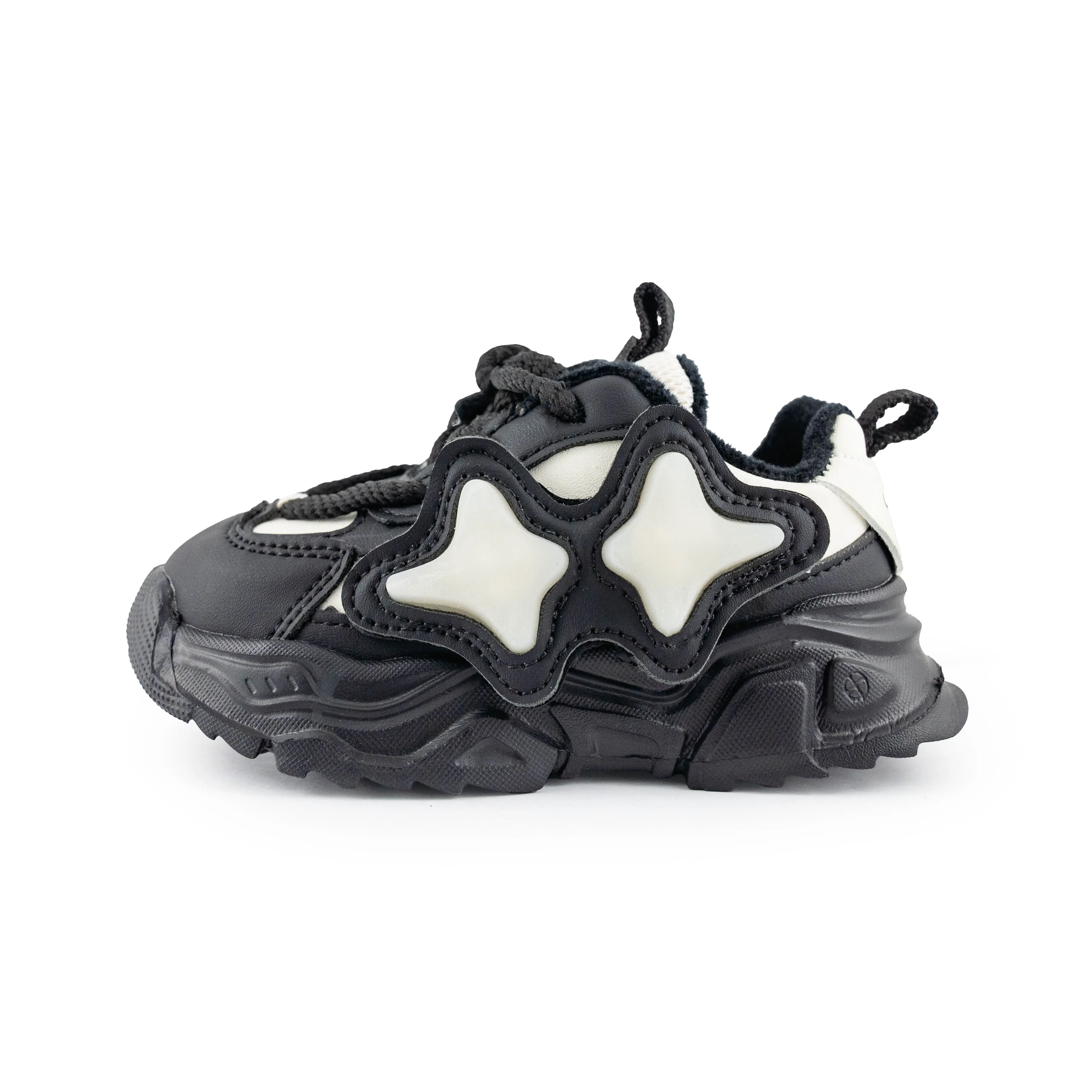 Black Star Kids' Sneakers for B2057D Black