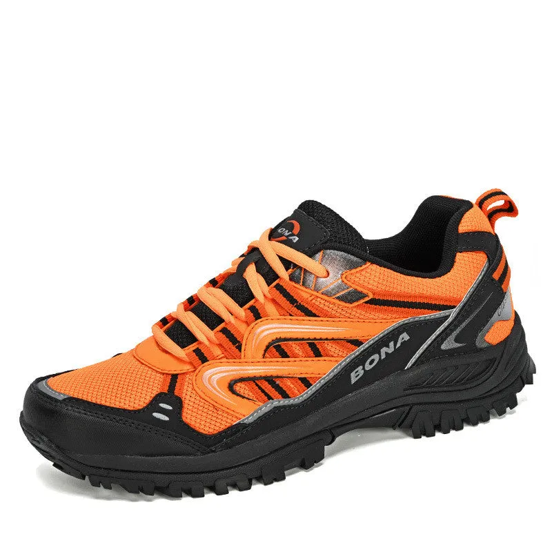 BONA Outdoor Hiking Shoes. Mesh Breathable Unisex Sneakers
