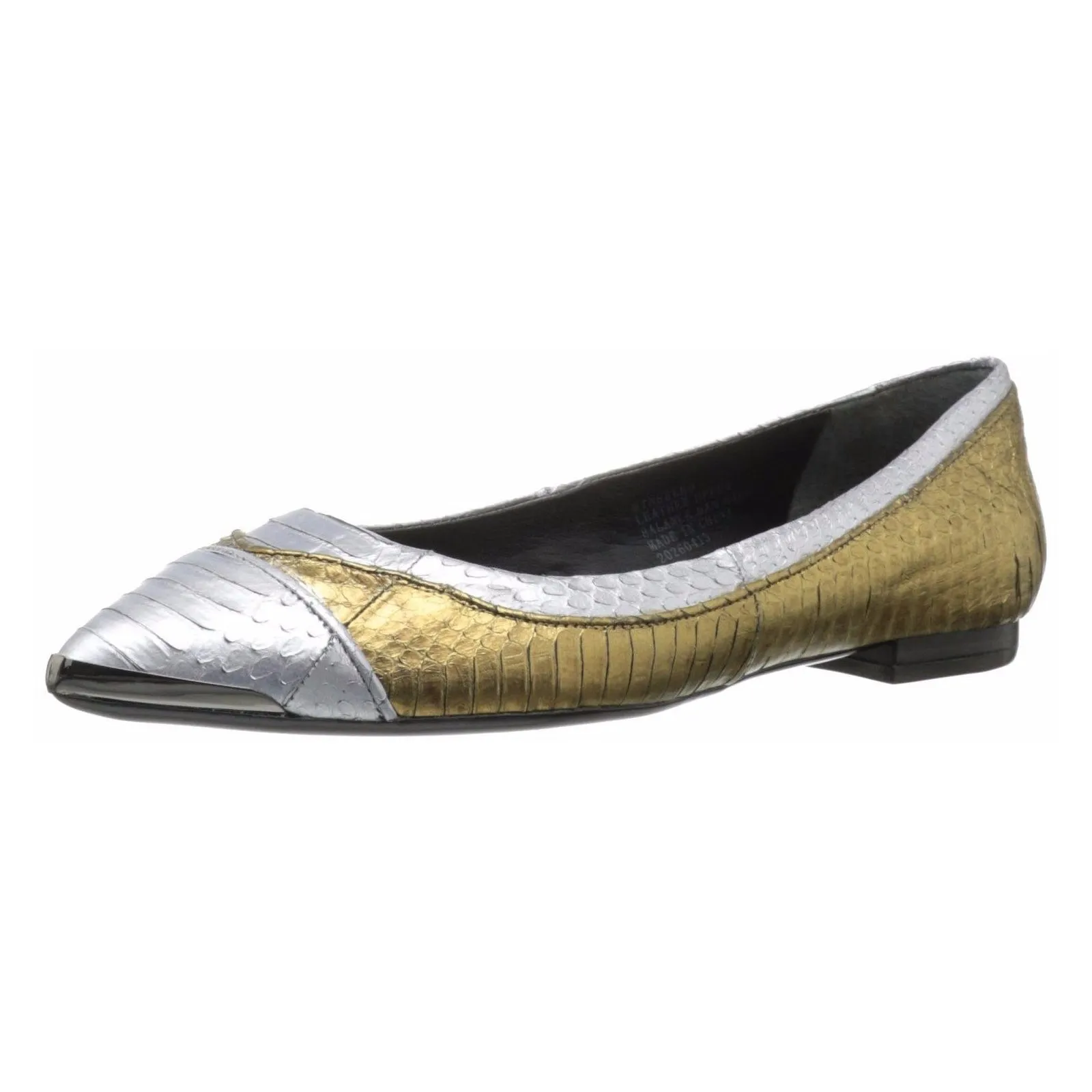 Boutique 9 Neeko5 Ballet Gold/Silver Flat (Women)