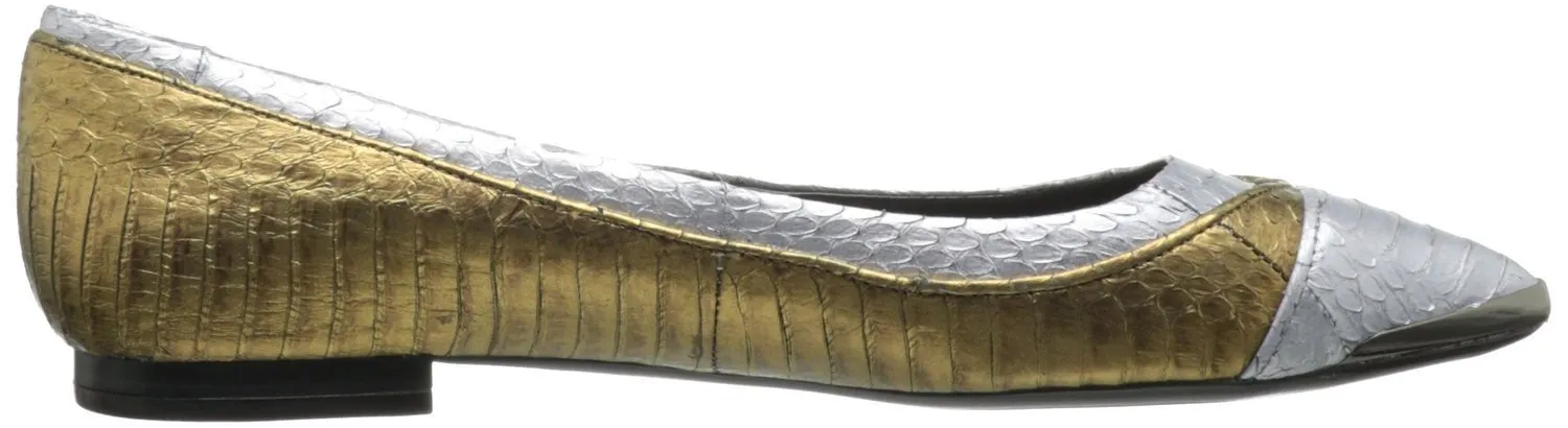 Boutique 9 Neeko5 Ballet Gold/Silver Flat (Women)