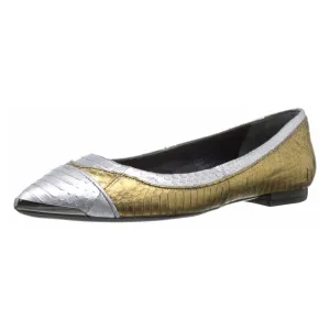 Boutique 9 Neeko5 Ballet Gold/Silver Flat (Women)