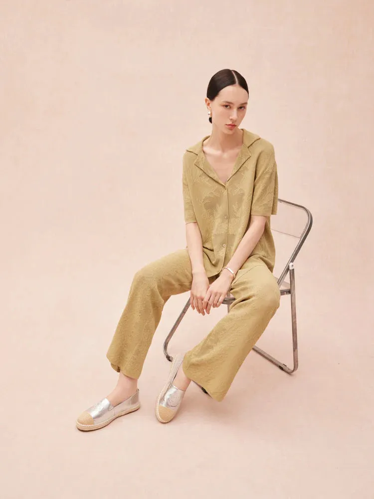 Brea Embossed Espadrille Flats