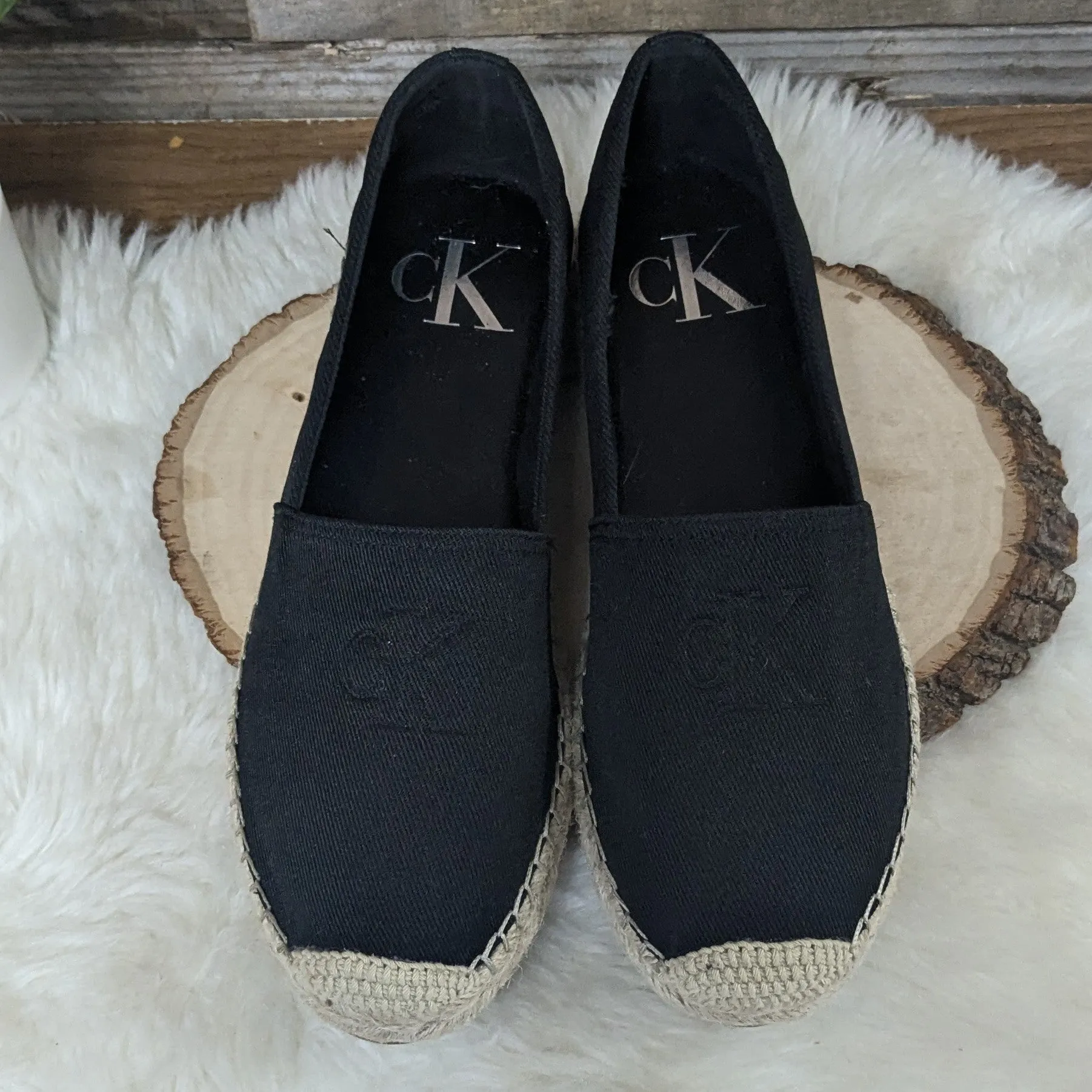 Calvin Klein Espadrilles Sz 8