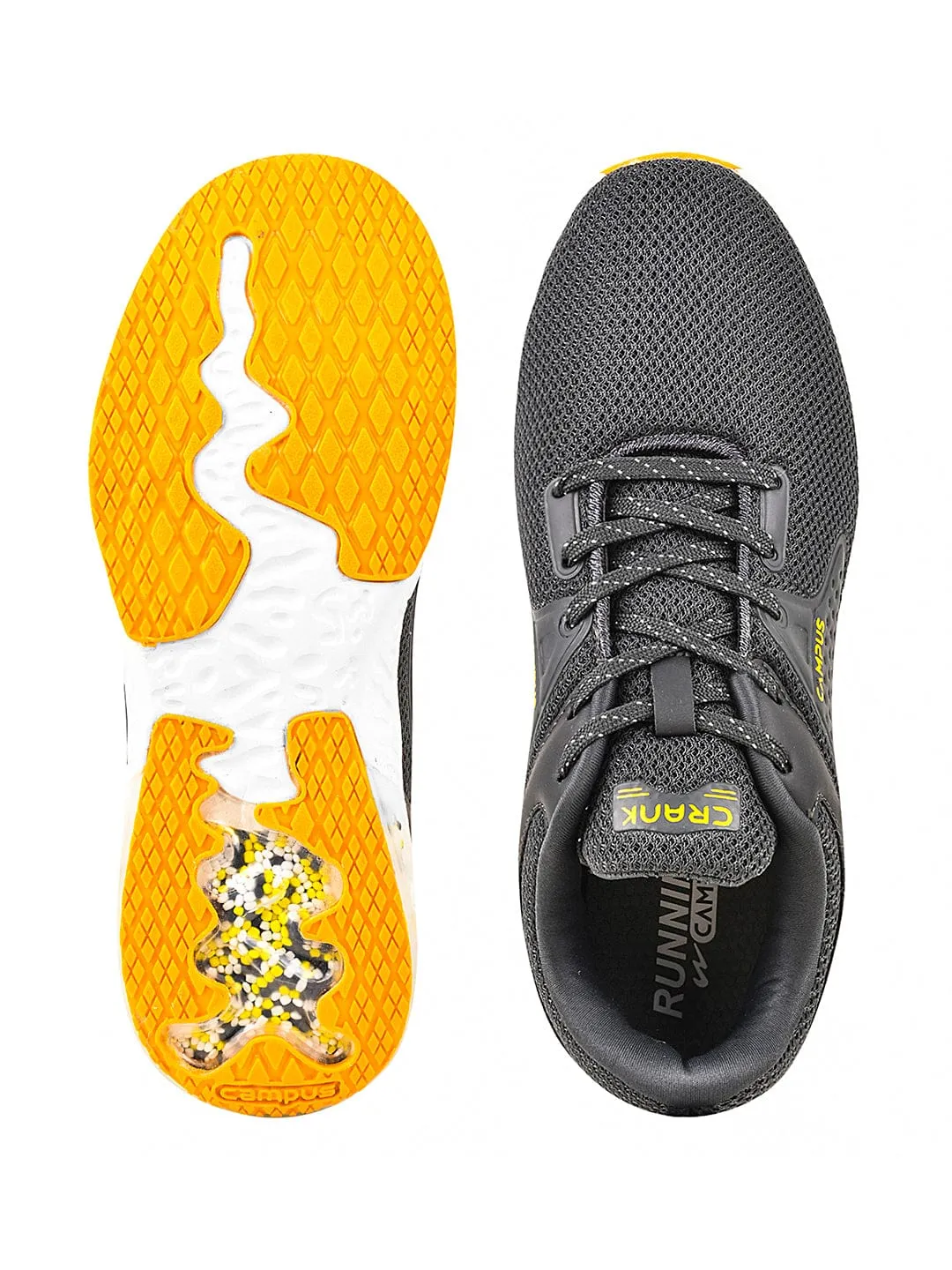 CAMP-CRANK Grey Men's Running Shoes