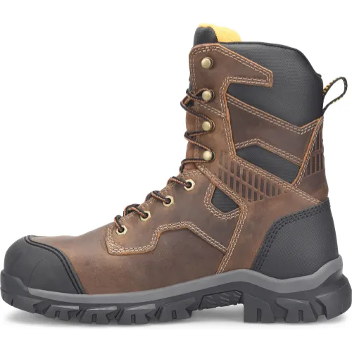 Carolina Men's Falcon 8" Steel Toe WP Slip Resist Work Boot -Brown- CA3592