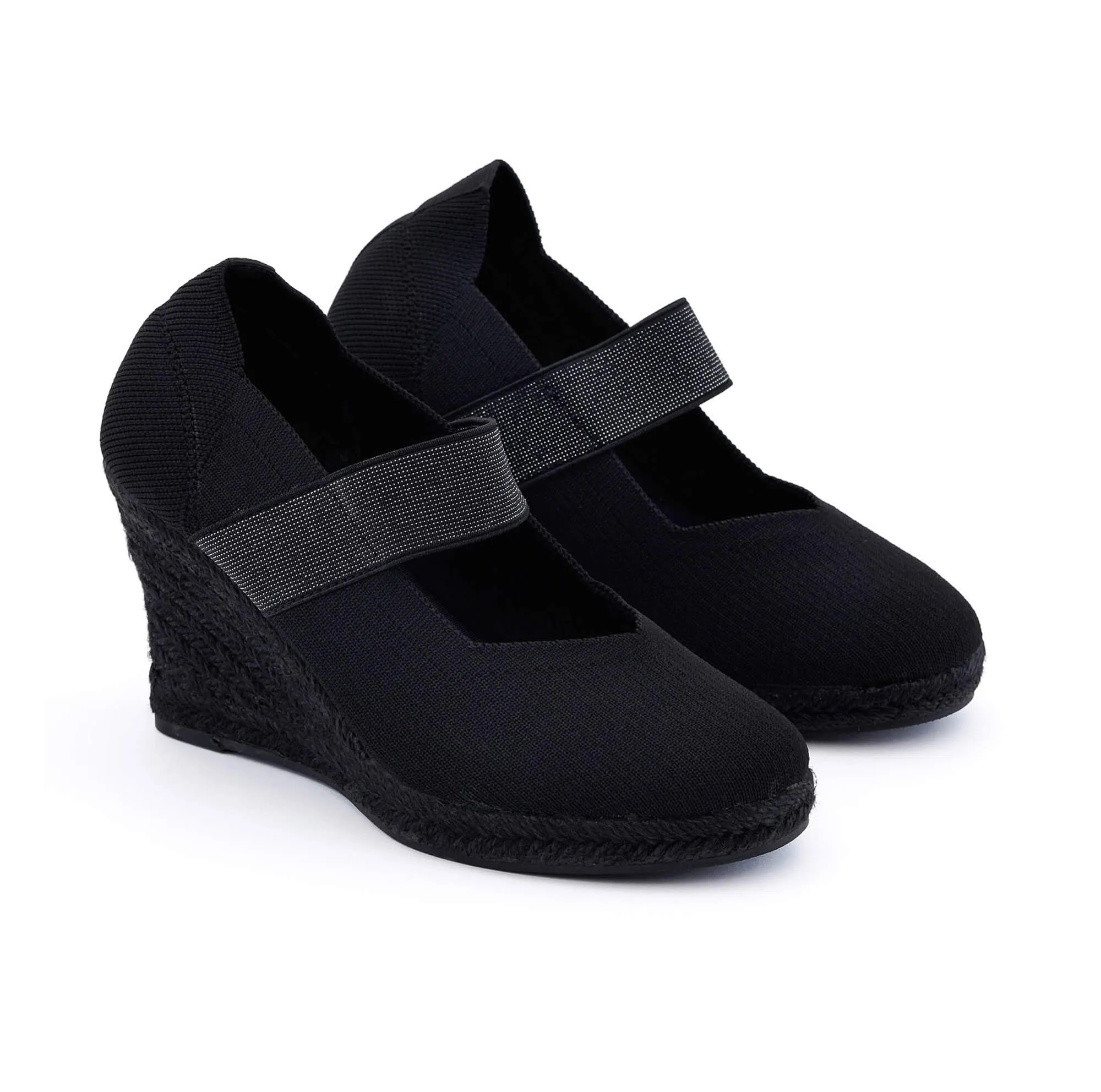 Catania Black Espadrilles