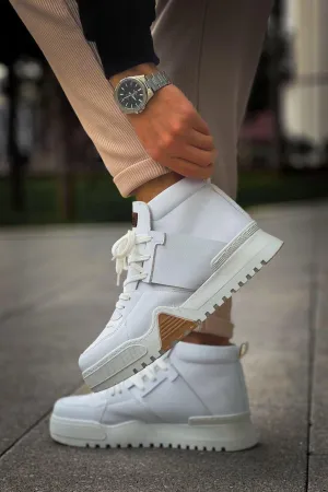 CH057 WS Men's Sneaker Boots WHITE