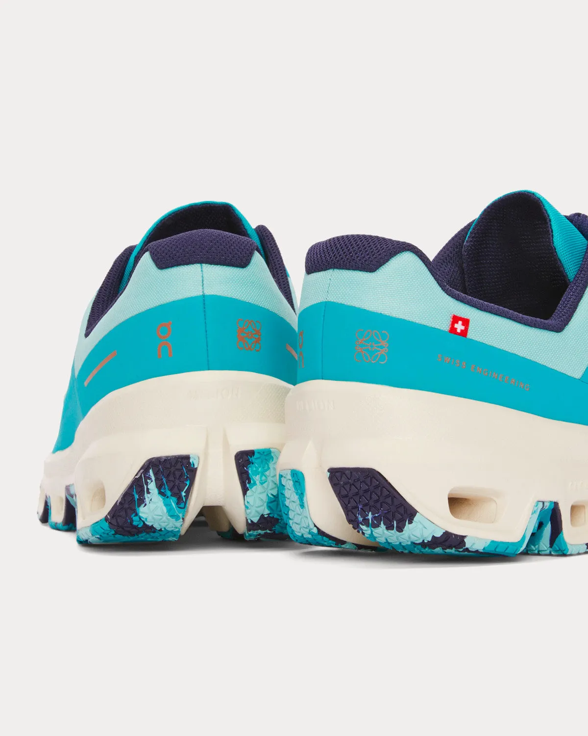 Cloudventure Polyester Pale Turquoise Running Shoes