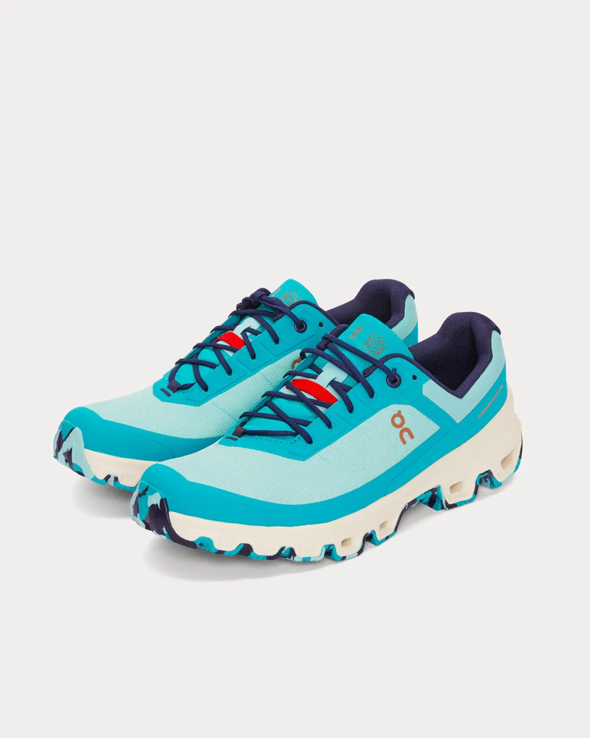 Cloudventure Polyester Pale Turquoise Running Shoes