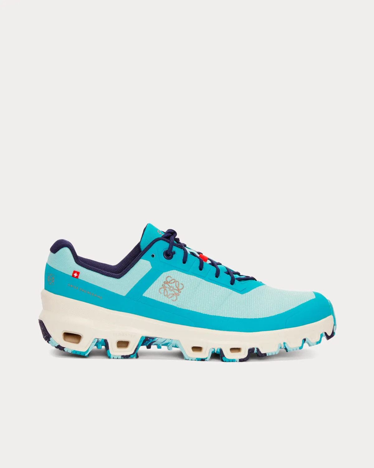 Cloudventure Polyester Pale Turquoise Running Shoes