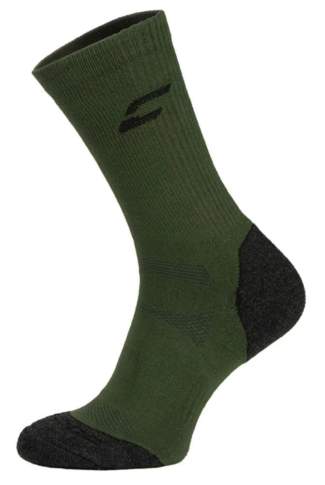 COMODO - Trekking Performance Socks (3-5.5 / Khaki Green - Black)