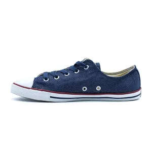 Converse Low-Top Sneakers Fabric Blue Colour For Women