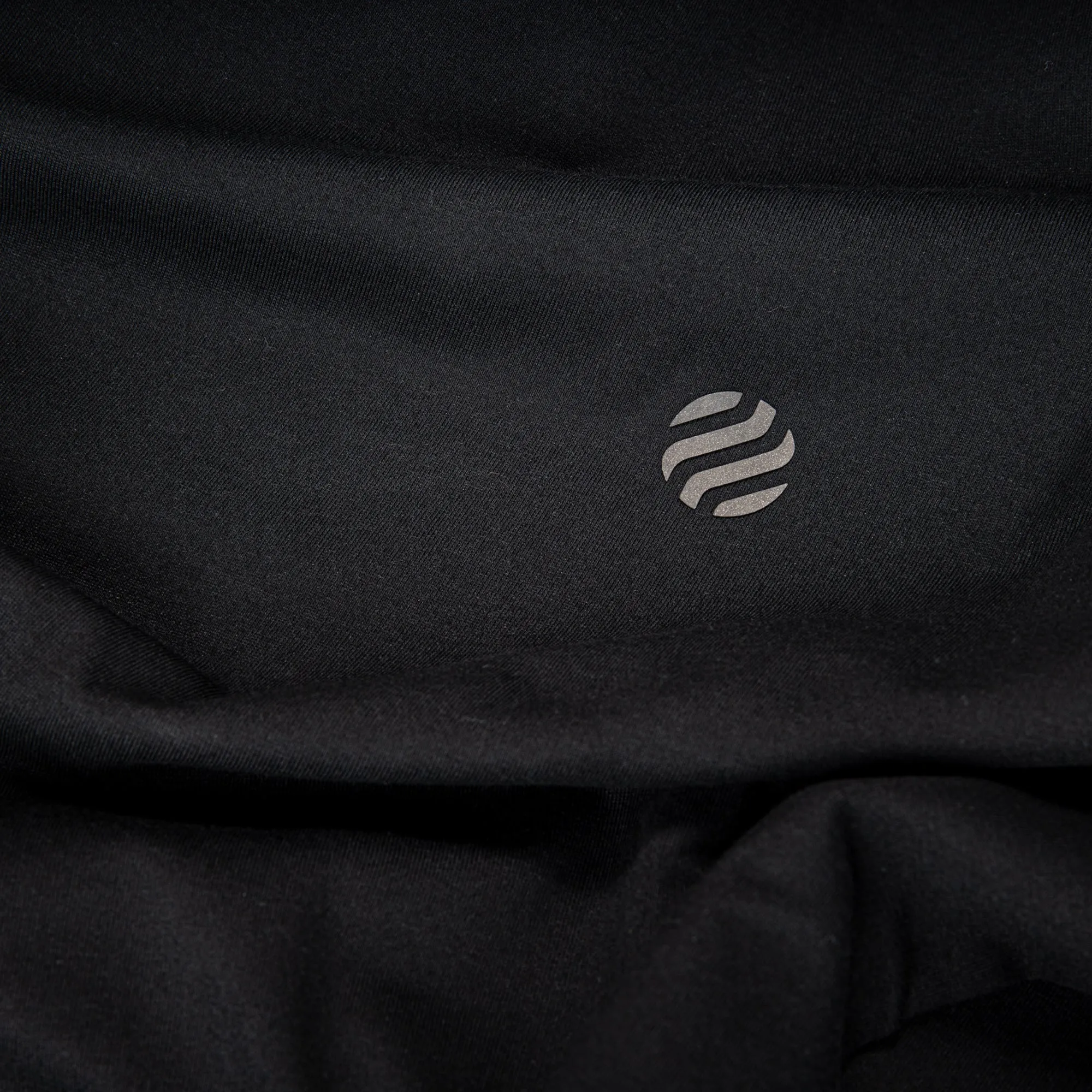 COOLEVER Longsleeve reflective Logo Ball, schwarz