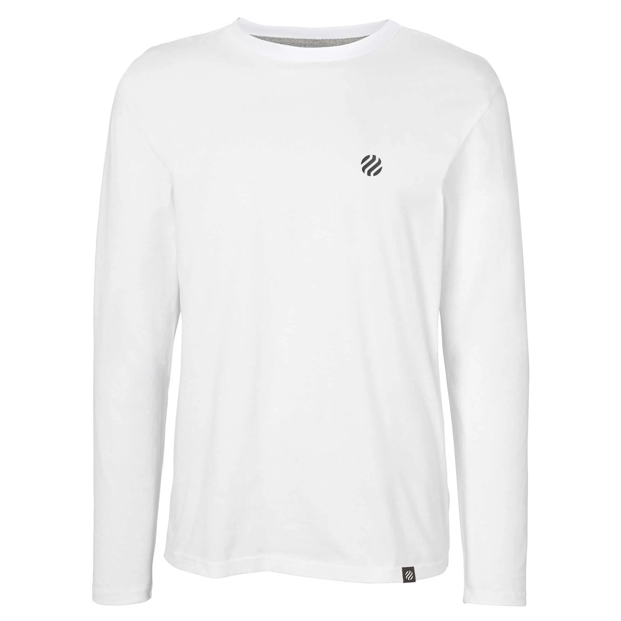 COOLEVER Longsleeve reflective Logo Ball, weiß