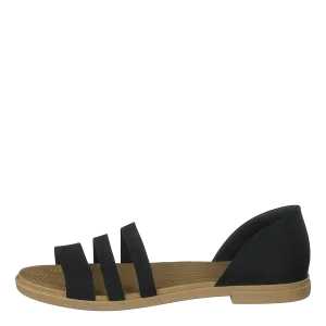 Crocs Tulum Open Flat W Black/tan