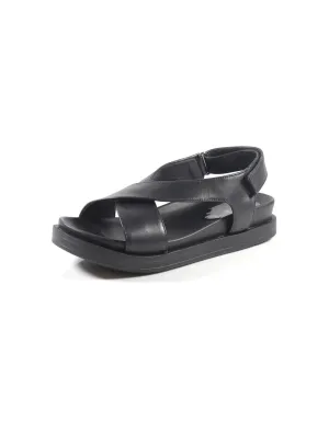 Cross Strap Flat Sandals Slingback