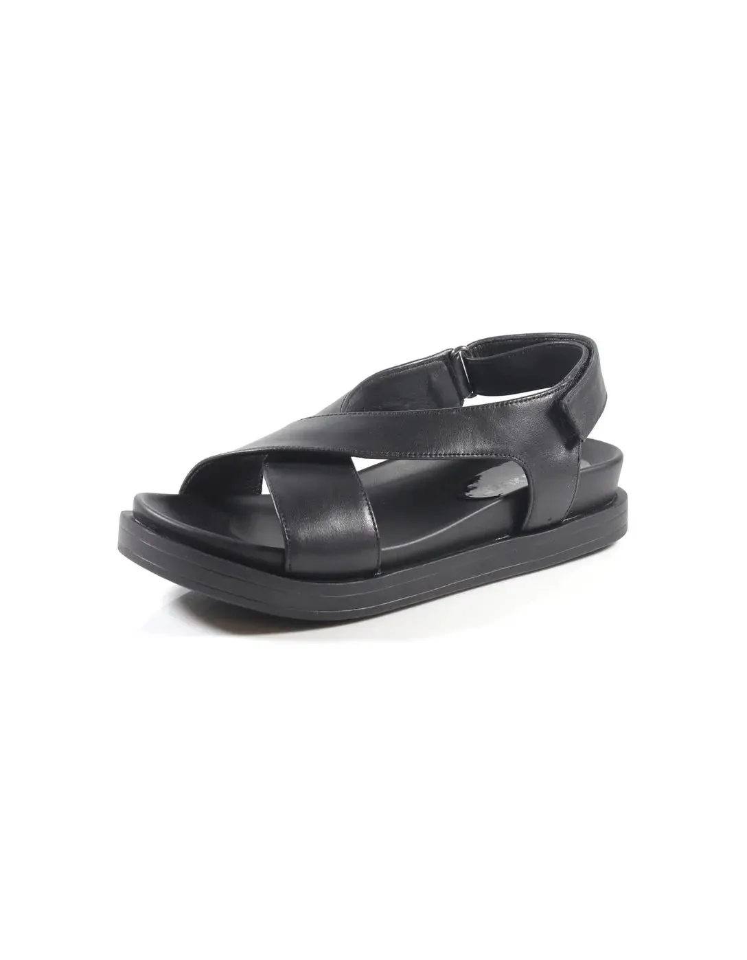 Cross Strap Flat Sandals Slingback