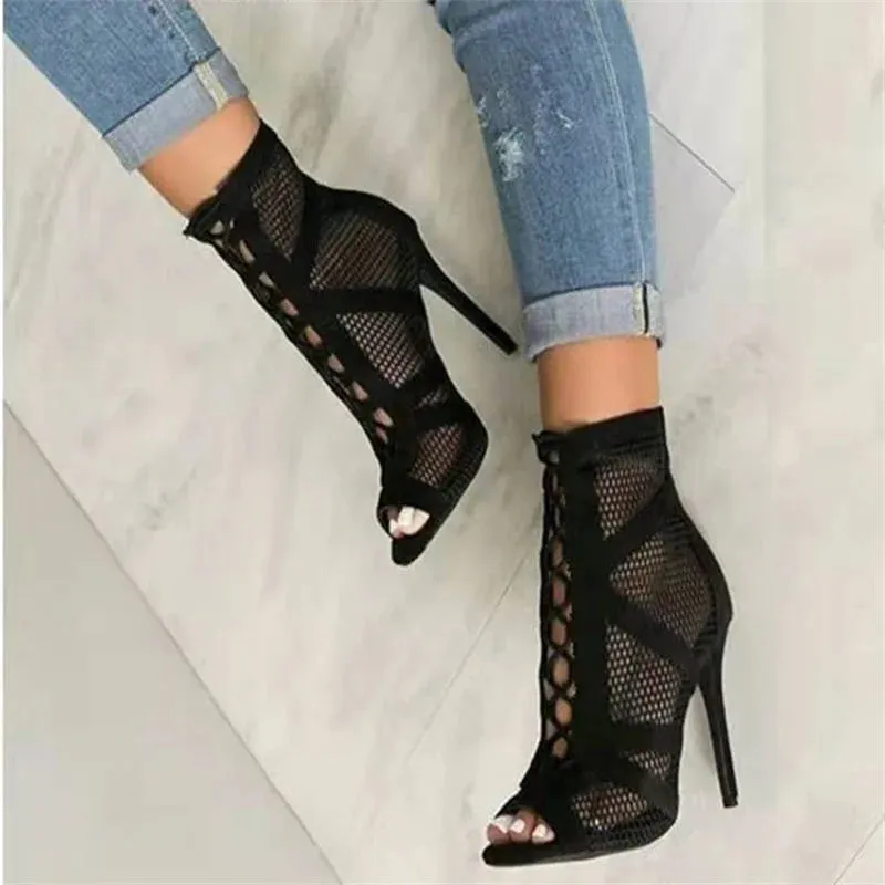 Cross Strap Heels