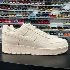 Custom Nike By You Air Force 1 Low Light Pink Corduroy Men's Size 13